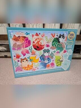Cobble Hill Mercats 350 Piece Puzzle - New & Sealed